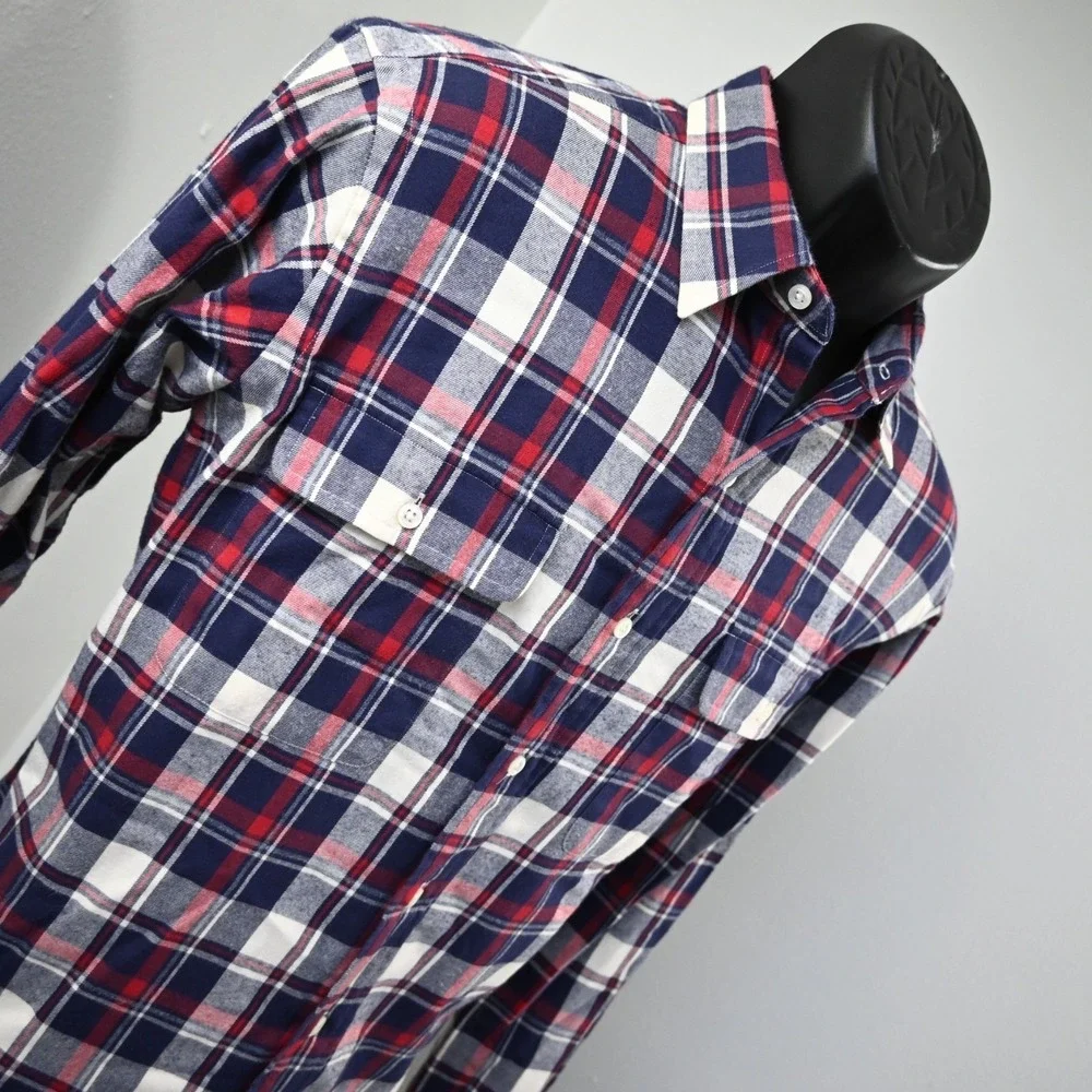 Polo Ralph Lauren Work Shirt Classic Fit Plaid Long Sleeve Button Up Mens Medium